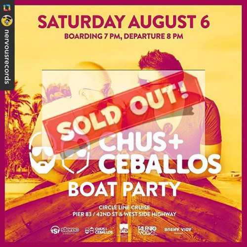 NYC BOAT PARTY SOLD OUT…